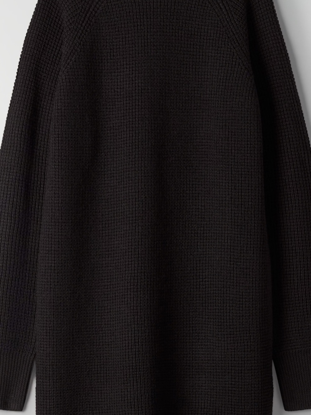 Aritzia Black Chunky Turtleneck Sweater Dress - Picture 5 of 9